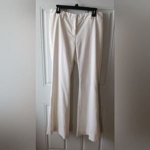 Anne Klein suit pants size 8 white flare leg